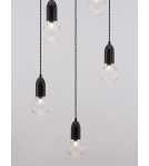 Lampy wiszące - Luces Exclusivas BANI Wisząca Nowoczesna czarny 5xG9 max 6W LE42717 - produkt 2