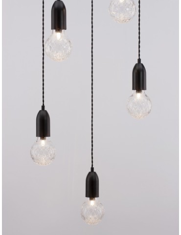 Luces Exclusivas BANI Wisząca Nowoczesna czarny 5xG9 max 6W LE42717 - produkt 2
