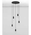Lampy wiszące - Luces Exclusivas BANI Wisząca Nowoczesna czarny 5xG9 max 6W LE42717 - produkt 3