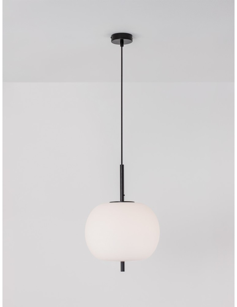 Luces Exclusivas MARC Wisząca Nowoczesna czarny 1xE27 max 12W LE42718
