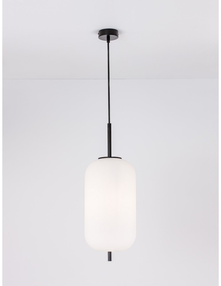 Luces Exclusivas MARC Wisząca Nowoczesna czarny 1xE27 max 12W LE42719