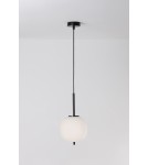 Lampy wiszące - Luces Exclusivas MARC Wisząca Nowoczesna czarny 1xE14 max 5W LE42721 - produkt 2