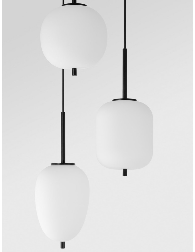 Luces Exclusivas MARC Wisząca Nowoczesna czarny 3xE14 max 5W LE42724