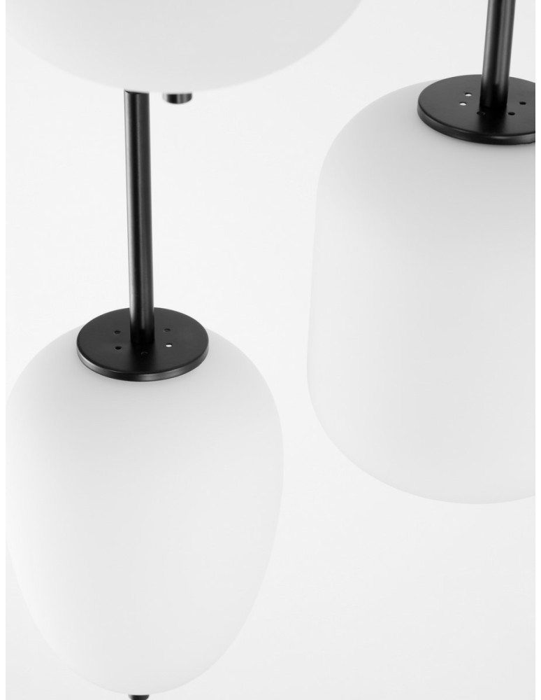 Luces Exclusivas MARC Wisząca Nowoczesna czarny 3xE14 max 5W LE42724