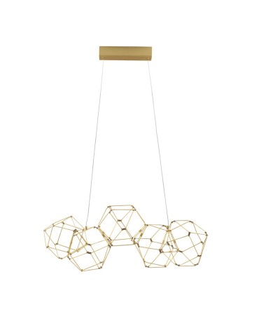 Luces Exclusivas ASIS Wisząca Nowoczesna złoty i odcienie złota 1xLED max 21,6W 3000K LE42726