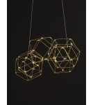 Lampy wiszące - Luces Exclusivas ASIS Wisząca Nowoczesna złoty i odcienie złota 1xLED max 21,6W 3000K LE42726 - product 4