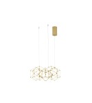 Lampy wiszące - Luces Exclusivas ASIS Wisząca Nowoczesna złoty i odcienie złota 1xLED max 21,6W 3000K LE42727 - produkt 1