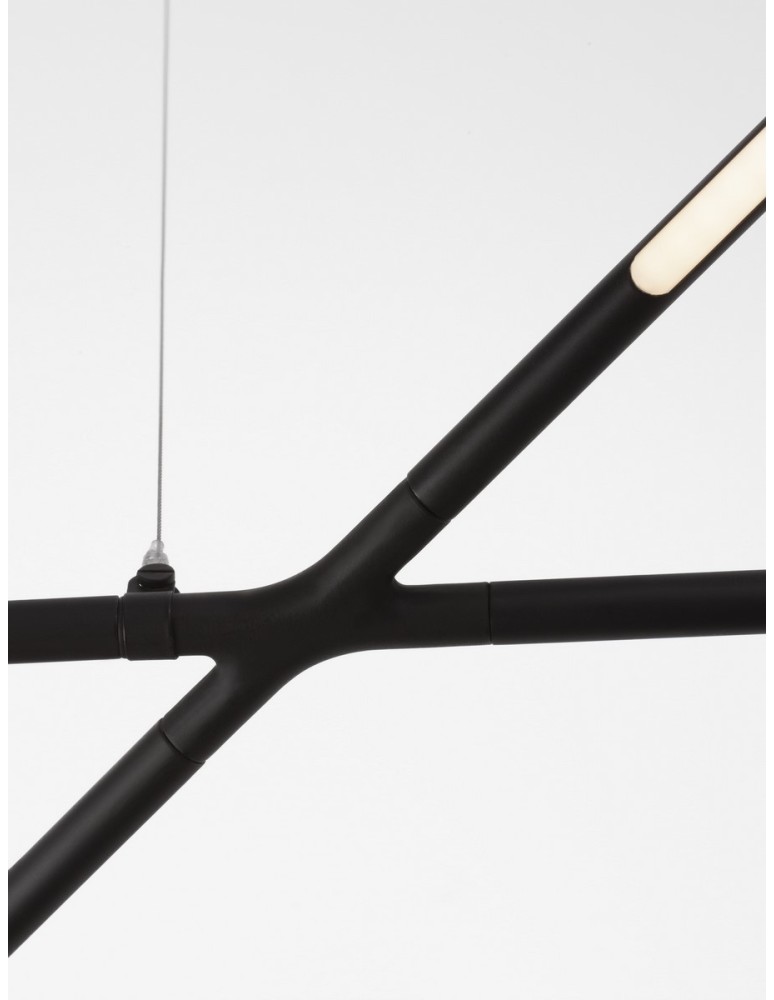 Luces Exclusivas BELL Wisząca Nowoczesna czarny 1xLED max 30W 3000K LE42728