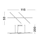 Lampy wiszące - Luces Exclusivas BELL Wisząca Nowoczesna czarny 1xLED max 30W 3000K LE42728 - produkt 5