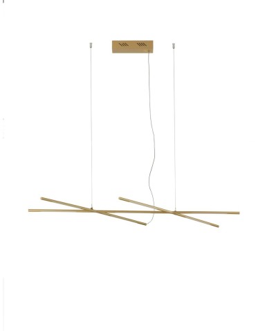 Luces Exclusivas BELL Wisząca Nowoczesna złoty i odcienie złota 1xLED max 30W 3000K LE42729