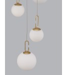 Lampy wiszące - Luces Exclusivas YARA Wisząca Nowoczesna złoty i odcienie złota 1xLED max 30,5W 3000K LE42732 - produkt 4
