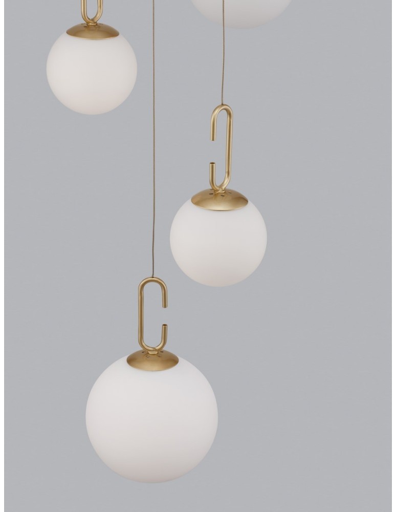 Lampy wiszące - Luces Exclusivas YARA Wisząca Nowoczesna złoty i odcienie złota 1xLED max 30,5W 3000K LE42732 - produkt kolory-swiatla.pl 4