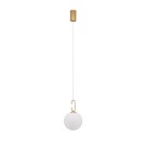 Lampy wiszące - Luces Exclusivas YARA Wisząca Nowoczesna złoty i odcienie złota 1xLED max 10,64W 3000K LE42733 - produkt 1