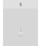 Lampy wiszące - Luces Exclusivas YARA Wisząca Nowoczesna złoty i odcienie złota 1xLED max 10,64W 3000K LE42733 - produkt 3