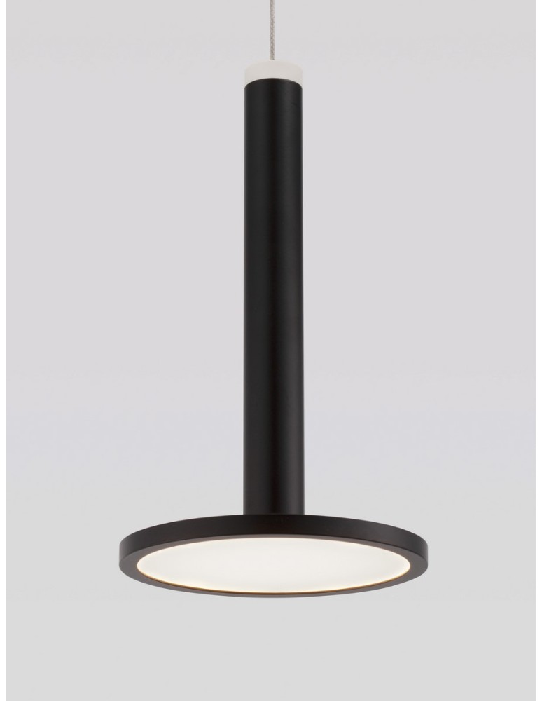 Lampy wiszące - Luces Exclusivas ESQUEL Wisząca Nowoczesna czarny 1xLED max 11W 3000K LE42735 - produkt kolory-swiatla.pl 4