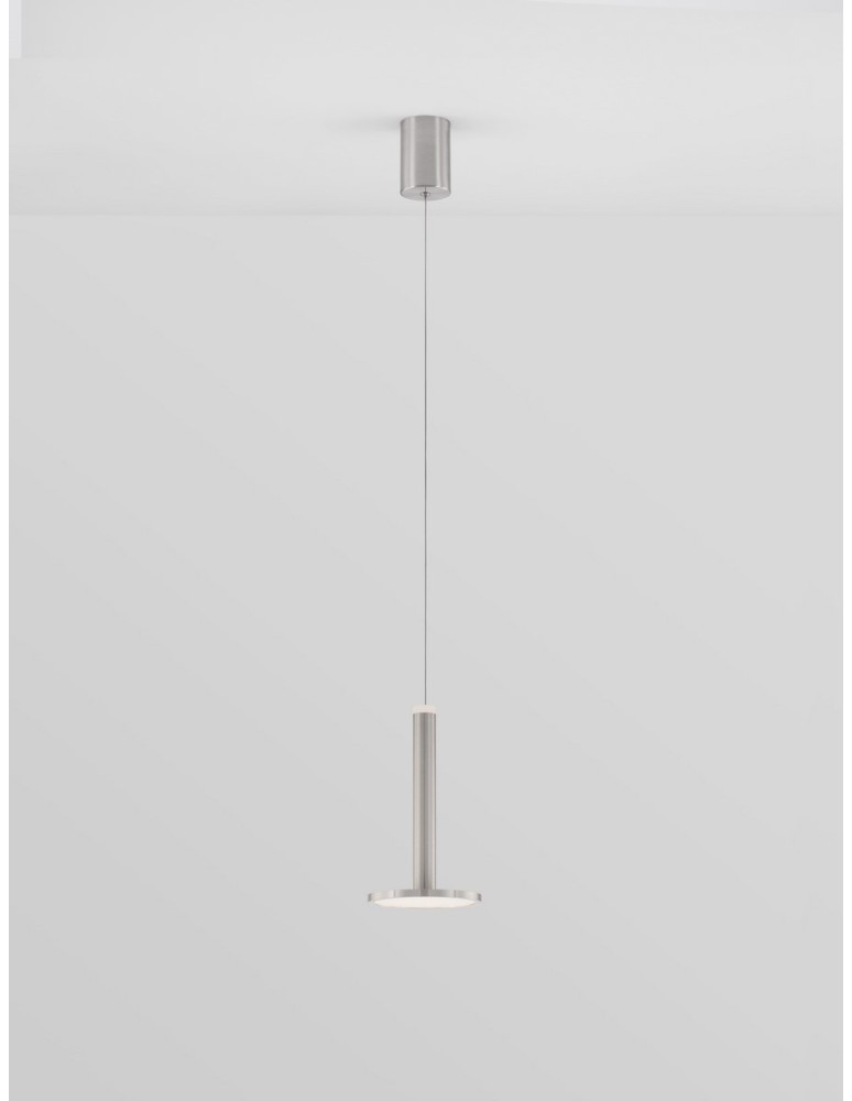 Luces Exclusivas ESQUEL Wisząca Nowoczesna srebrny i odcienie srebra 1xLED max 11W 3000K LE42736