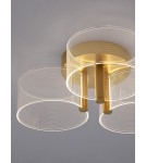 Lampy sufitowe - Luces Exclusivas TUNAS Sufitowa Nowoczesna złoty i odcienie złota 1xLED max 20,5W 3000K LE42741 - product 5