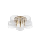 Lampy sufitowe - Luces Exclusivas TUNAS Sufitowa Nowoczesna złoty i odcienie złota 1xLED max 28W 3000K LE42742 - produkt 1