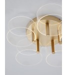 Lampy sufitowe - Luces Exclusivas TUNAS Sufitowa Nowoczesna złoty i odcienie złota 1xLED max 28W 3000K LE42742 - produkt 2