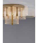 Lampy sufitowe - Luces Exclusivas TUNAS Sufitowa Nowoczesna złoty i odcienie złota 1xLED max 41W 3000K LE42743 - produkt 2