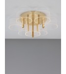 Lampy sufitowe - Luces Exclusivas TUNAS Sufitowa Nowoczesna złoty i odcienie złota 1xLED max 41W 3000K LE42743 - produkt 3