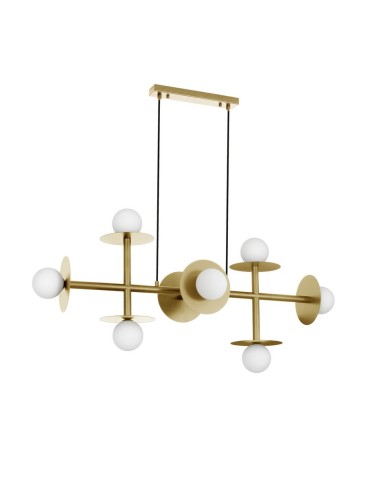 Luces Exclusivas URUAPAN Wisząca Nowoczesna złoty i odcienie złota 8xG9 max 40W LE42890