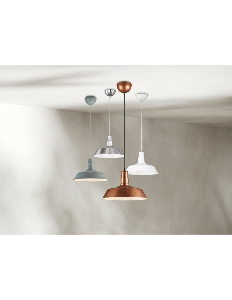 Lampy wiszące pojedyncze - RL WILL Wisząca Nowoczesna 1xE27 max 60W Nikiel Mat R30421007 - product kolory-swiatla.pl 2