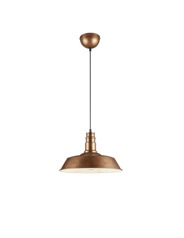 Lampy wiszące pojedyncze - RL WILL Wisząca Nowoczesna 1xE27 max 60W Miedź Antyczna R30421062 - produkt kolory-swiatla.pl 1