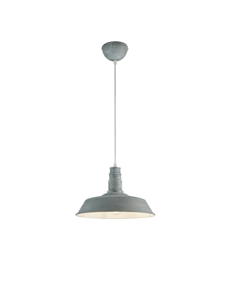 Lampy wiszące pojedyncze - RL WILL Wisząca Nowoczesna 1xE27 max 60W Kolor Betonu R30421078 - produkt kolory-swiatla.pl 1
