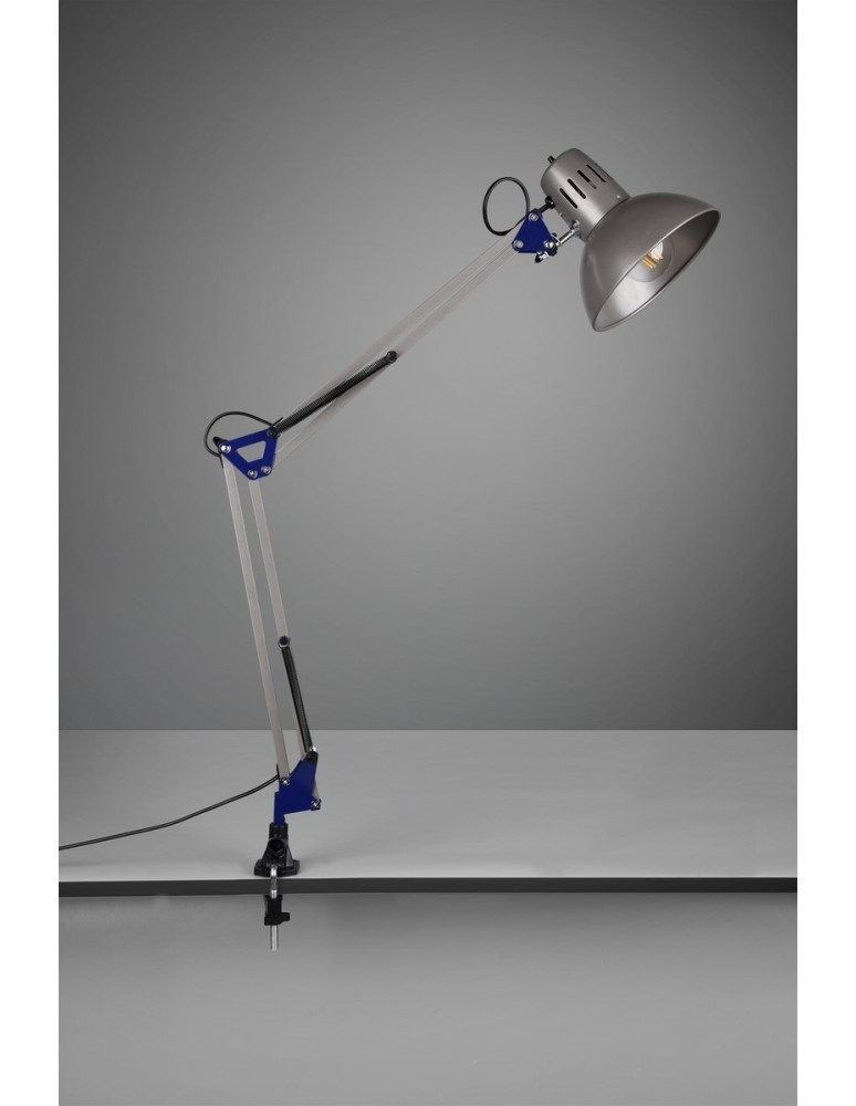 Lampki biurkowe - Trio TAJO Biurkowa 1xE27 max 40W Aluminium 5029010-47 - product kolory-swiatla.pl 2