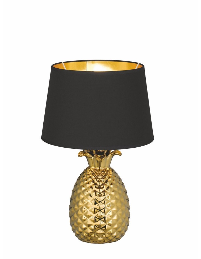 Lampy stołowe z abażurem - RL PINEAPPLE Stołowa 1xE27 max 60W Złoty R50431079 - produkt kolory-swiatla.pl 1