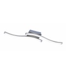 Lampy sufitowe LED - RL ROUTE Sufitowa Nowoczesna 2xLED max 5W 3000K Nikiel Mat R62472107 - product 1