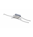 Lampy sufitowe LED - RL ROUTE Sufitowa Nowoczesna 3xLED max 5W 3000K Nikiel Mat R62473107 - product 1