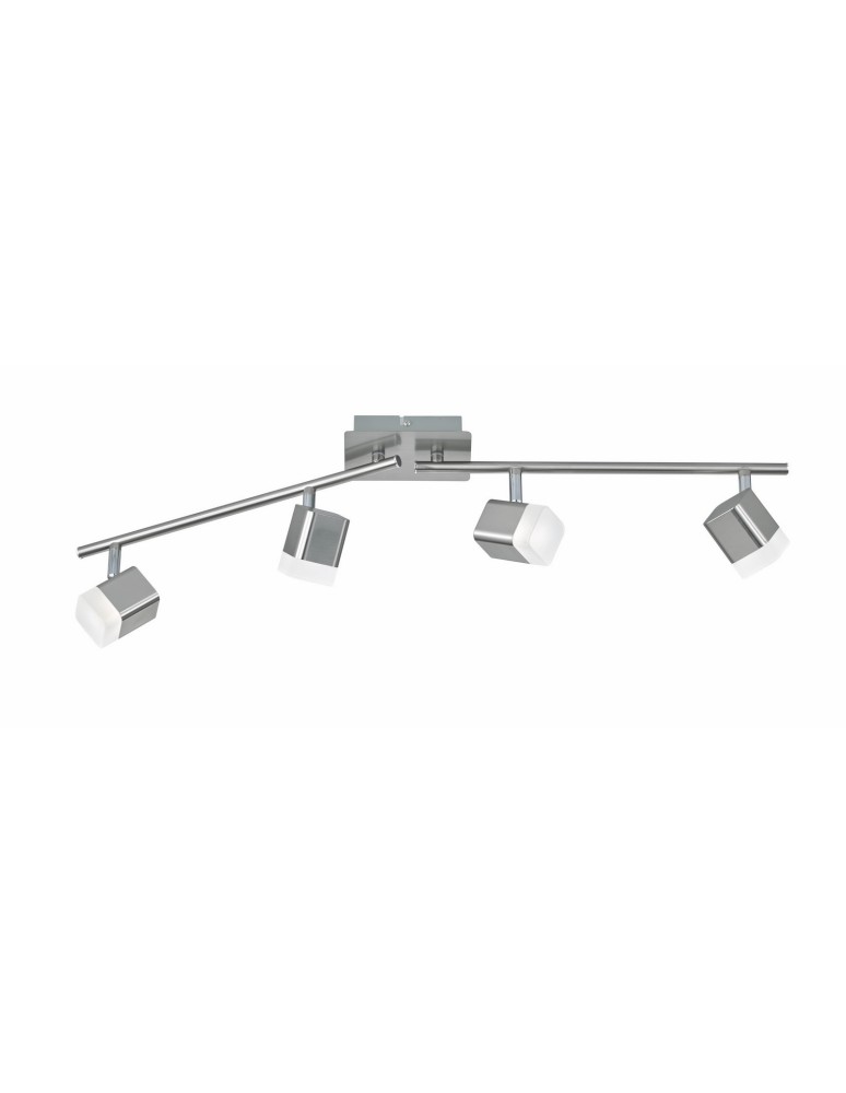 Lampy sufitowe reflektory - RL ROUBAIX Reflektor Sufitowy 4xLED max 4W 3000K Nikiel Mat R82154107 - produkt kolory-swiatla.pl 1