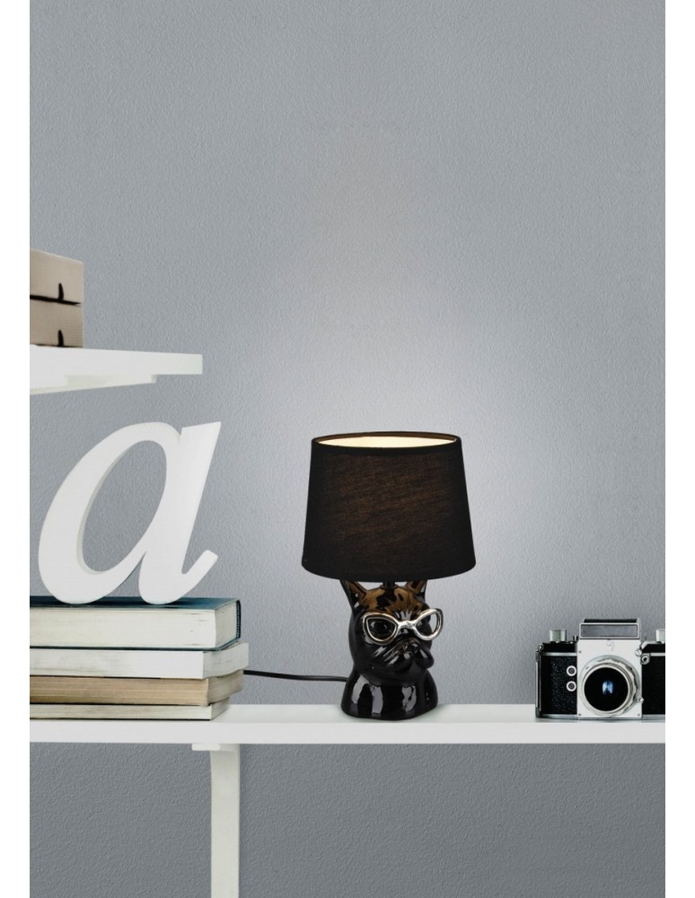 Lampy stołowe dekoracyjne - RL DOSY Stołowa 1xE14 max 40W Czarny R50231002 - product kolory-swiatla.pl 2