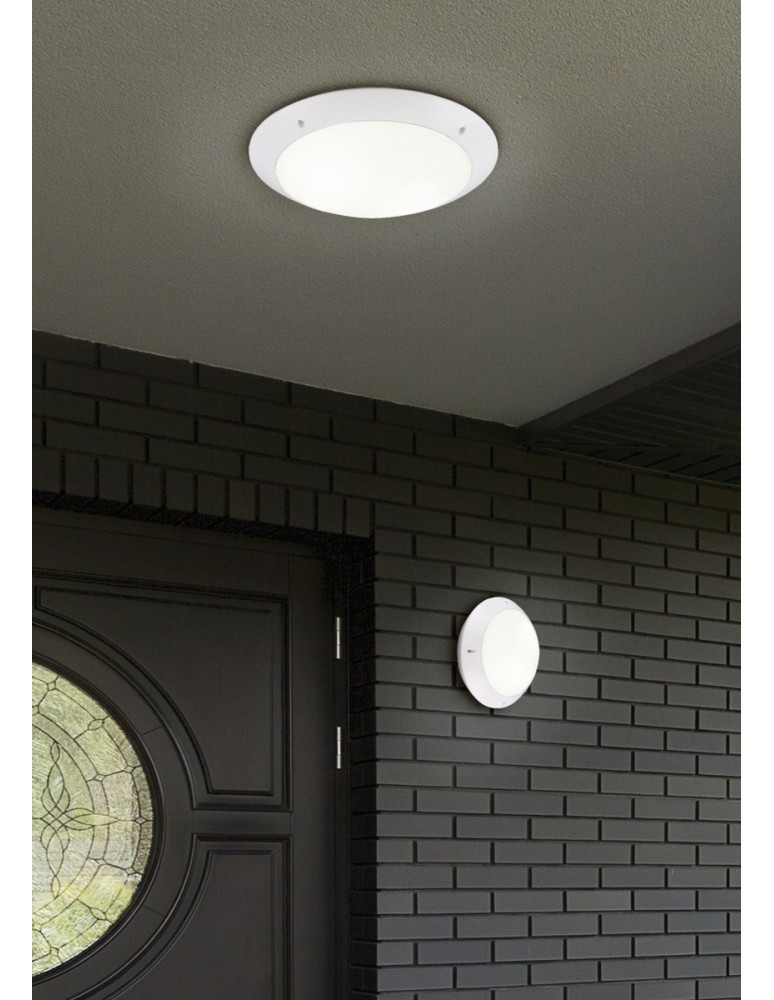 Lampy zewnętrzne sufitowe - RL CAMARO Zewnętrzna Sufitowa 1xE27 max 12W Biały Mat R60501031 - product kolory-swiatla.pl 2