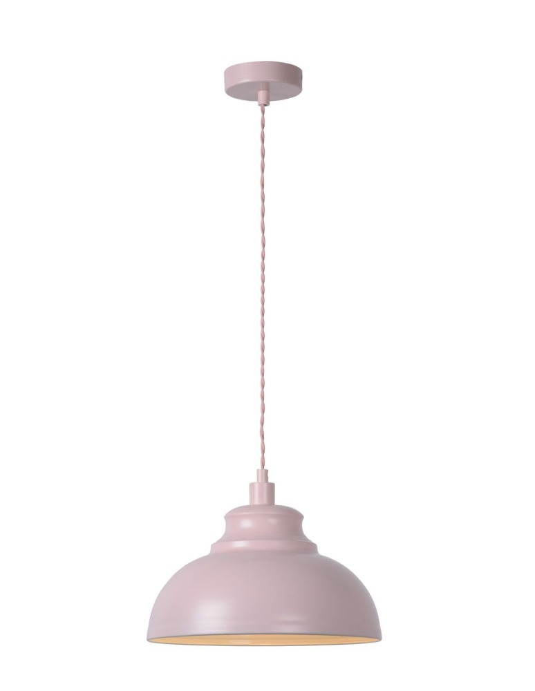 Lampy wiszące różowe - Lucide ISLA Wisząca E14 D29 H22cm Pi 34400/29/66 - produkt kolory-swiatla.pl 1