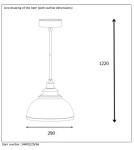 Lampy wiszące różowe - Lucide ISLA Wisząca E14 D29 H22cm Pi 34400/29/66 - produkt 5