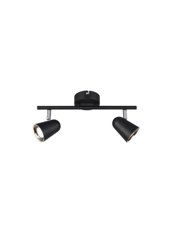 RL TOULOUSE Reflektor Sufitowy 2xLED max 3W 3000K Czarny Mat R82122132