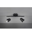 Lampy sufitowe reflektory - RL TOULOUSE Reflektor Sufitowy 2xLED max 3W 3000K Czarny Mat R82122132 - product 2
