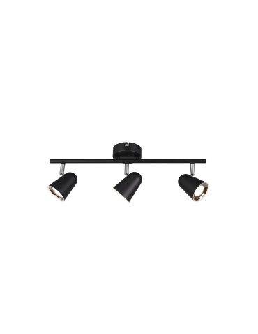 RL TOULOUSE Reflektor Sufitowy 3xLED max 3W 3000K Czarny Mat R82123132