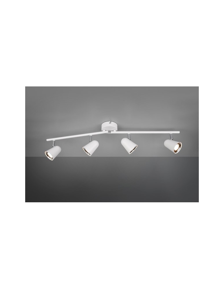 Lampy sufitowe reflektory - RL TOULOUSE Reflektor Sufitowy 4xLED max 3W 3000K Biały Mat R82124131 - produkt kolory-swiatla.pl 1