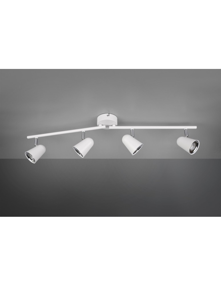 Lampy sufitowe reflektory - RL TOULOUSE Reflektor Sufitowy 4xLED max 3W 3000K Biały Mat R82124131 - product kolory-swiatla.pl 2