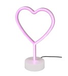 Lampy stołowe dekoracyjne - RL HEART Stołowa 1xLED max 1W Biały R55210101 - product 1