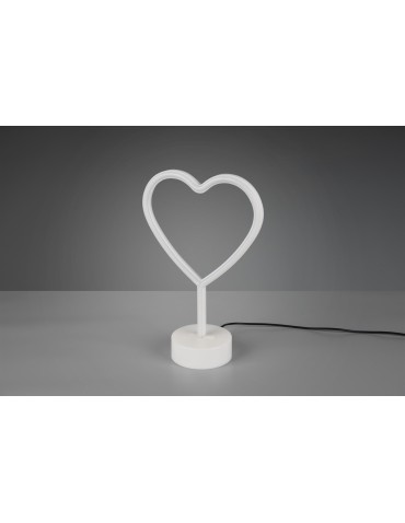 RL HEART Stołowa 1xLED max 1W Biały R55210101 - produkt 2