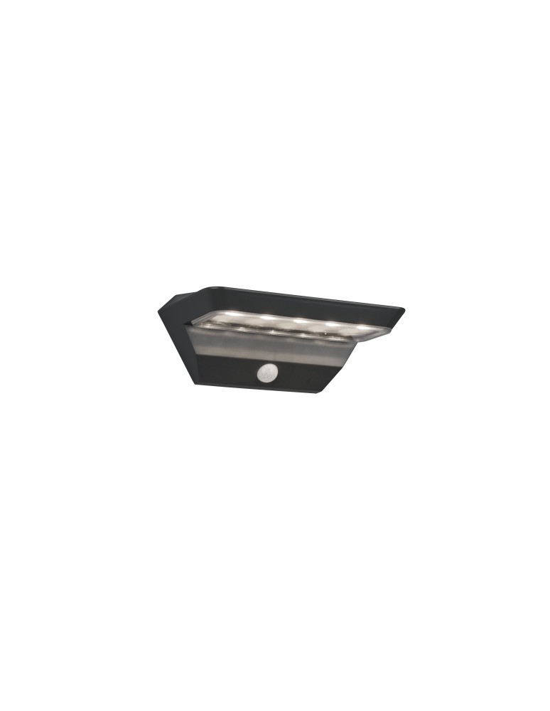 Lampy solarne - RL MENDOZA Zewnętrzna Ścienna 1xLED max 5W 3000K Antracyt R22241142 - produkt kolory-swiatla.pl 1