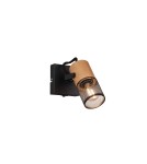 Reflektory ścienne - Trio TOSH Reflektor Ścienny 1xE14 max 15W Czarny Mat 804370132 - product 1