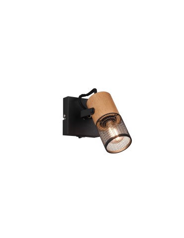 Trio TOSH Reflektor Ścienny 1xE14 max 15W Czarny Mat 804370132