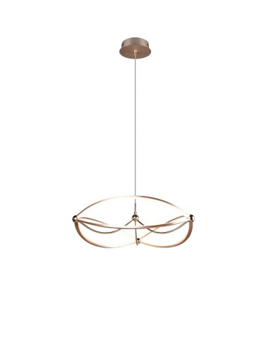 Trio CHARIVARI Wisząca Nowoczesna 1xLED max 42W 3000K Mosiądz Mat 321210108
