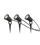 Lampy ogrodowe wbijane w ziemię (z klinem) - Trio UBANGI Zewnętrzna Stojąca 3xGU10 max 28W Antracyt 800260342 - product 1